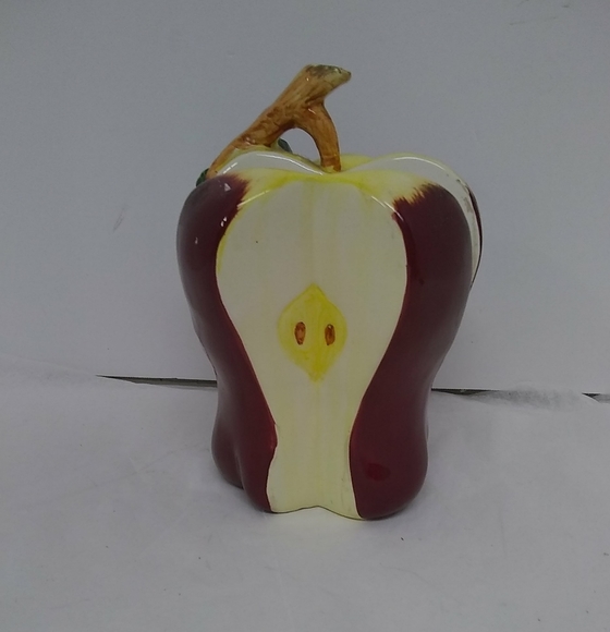 Apple Napkins Holder Porcelain Ceramics - Picture 1 of 5